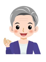 きれいな70代の主婦