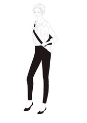 ファッションイラストレーション