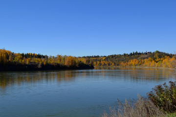 North Saskatchewan River in Autumn