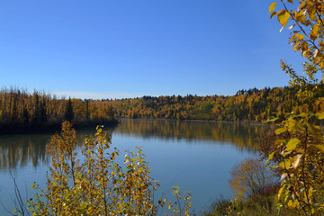 North Saskatchewan River in Autumn