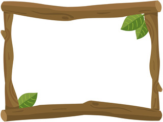 太い枝のフレーム