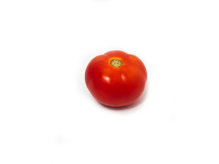 
Isolated fresh red  Tomato on white background.