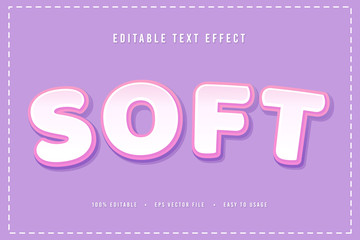 decorative soft Font and Alphabet vector