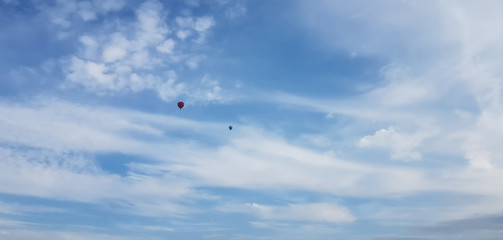 ballons in the sky