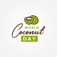 World Coconut Day Vector Design Illustration