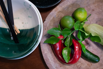 Fresh asian ingredients