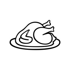 roasted chicken for celebration of dinner party