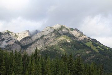 Fototapeta na wymiar Top Of The Mountain, Banff National Park, Alberta