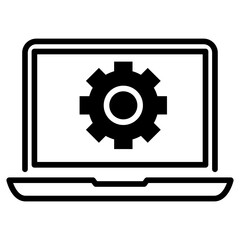 Computer technic icon