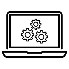 Computer technic icon