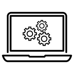 Computer technic icon