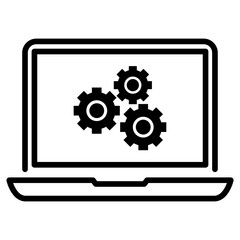 Computer technic icon