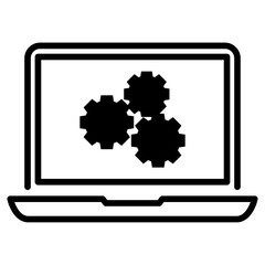 Computer technic icon