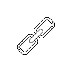 Chain line icon - link.