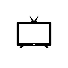 Simple TV vector icon. EPS 10