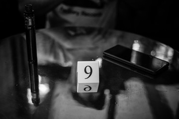 close up of a typewriter