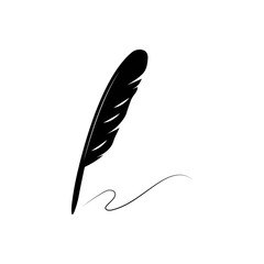 Feather pen