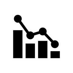 Curve graph icon