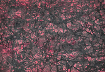 vintage marbled paper, red and brown colour, various shades of red and brown, background, detail, close-up, top view