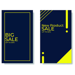 Sales promotion template design. Great vectors for web, apps, social media, online shops etc.