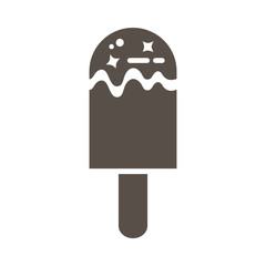 ice cream slang silhouette style icon