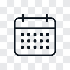 Calendar icon vector. Event sign