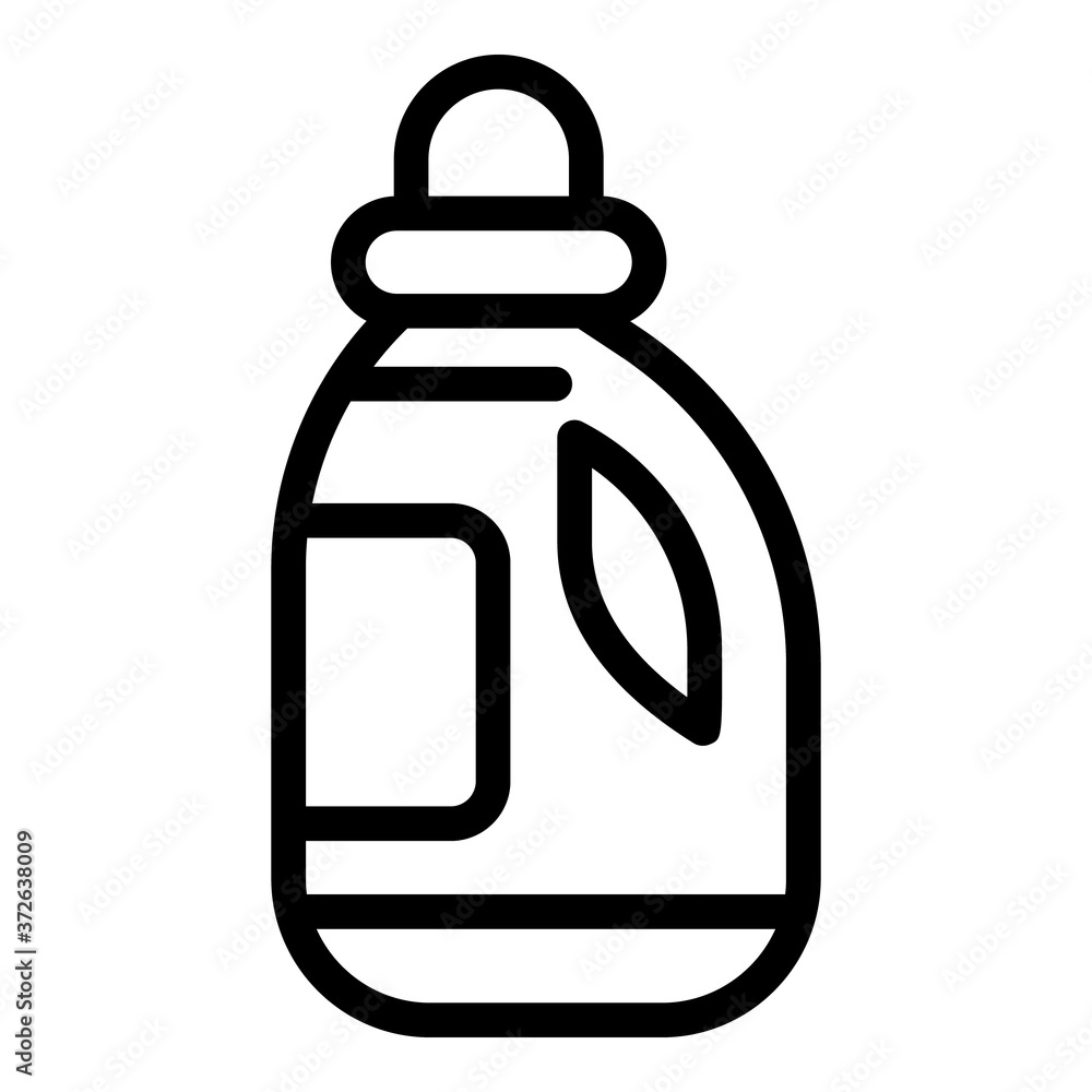 Poster washing solution icon. outline washing solution vector icon for web design isolated on white backgro