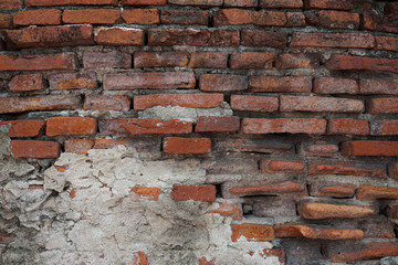 Backgrounds Old Red brick wall