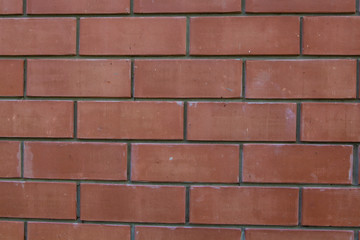 red brick wall