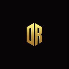 O R modern monogram style initial logo template