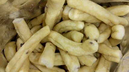 close up of a pile of potatoes