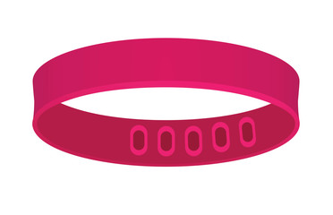 Rose bracelet blank. vector illustration