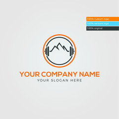Obraz premium Wellness, Yoga & fitness logo