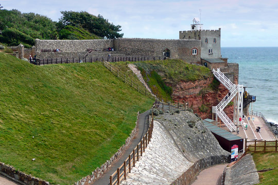 Connaught Gardens Sidmouth on the jurassic coast Devon England United Kingdom