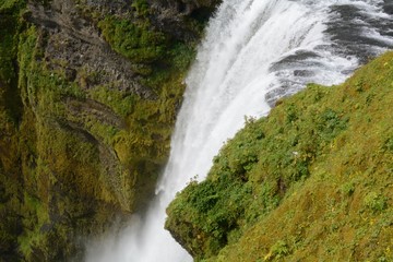 Obraz premium Rocks, Mountaints and Waterfalls in Iceland.
