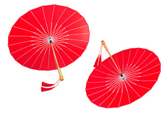 Chinese red umbrella