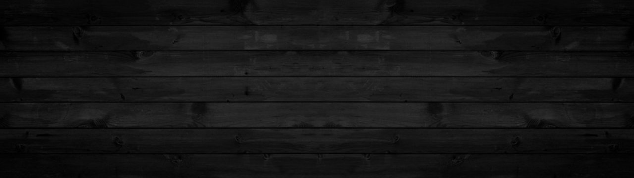 old black grey rustic dark wooden texture - wood background panorama long banner	
