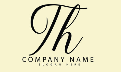 th logo design vector © noman