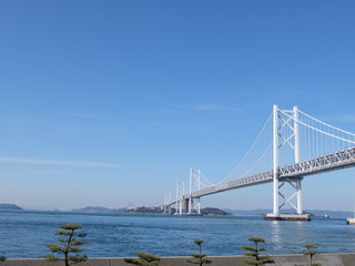 Fototapeta na wymiar 瀬戸大橋の景観