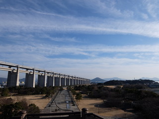 讃岐富士と線路