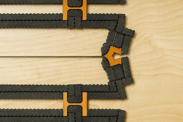 Cutting dies form - polygraph industry, for cutting and folding paper or carton for packing....