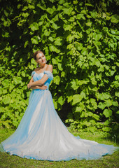 Obraz na płótnie Canvas Fancy modern fashionable dress, evening and wedding dress concept, inspire for women