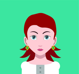 Flat avatar icon vector (community sites , phone avatar, console avatar)