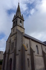 Fototapeta premium Église Saint Ronan sur l'île de Molène en Bretagne