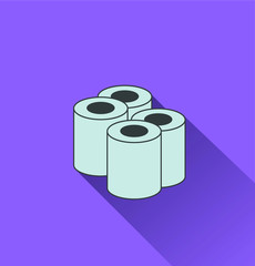 Toilet paper Icons
