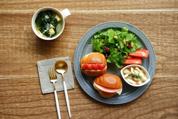 ワンプレート朝食