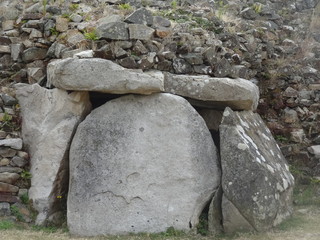 Cairn de Barnenez, Baie de Morlaix, Finistère, Bretagne, France, Monuments Historique, Néolithique, Mégalithique
