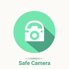safe camera concept seal logo 