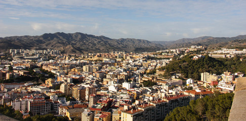 Panoramic shot of Granada