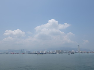 Fototapeta premium マレーシア・ペナン島の海